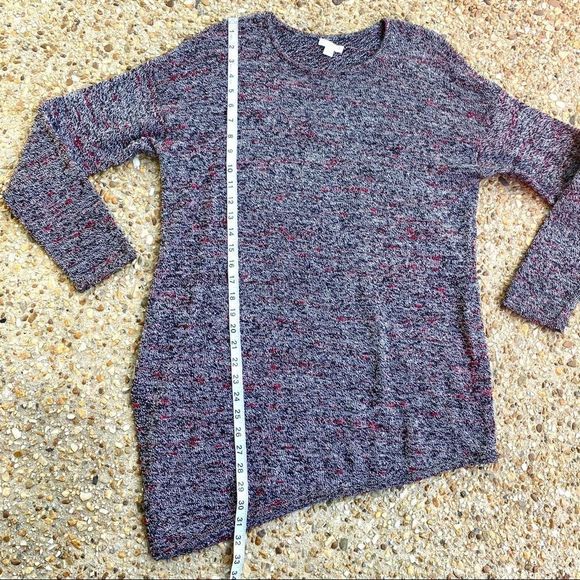 J Jill PureJill Asymmetrical Hem Knit Long Sleeve Sweater Size M - Picture 4 of 9